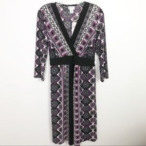 Motherhood Maternity Surplice Bodice Dress Small